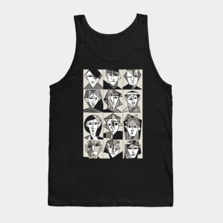 Cubist Portraits Tank Top